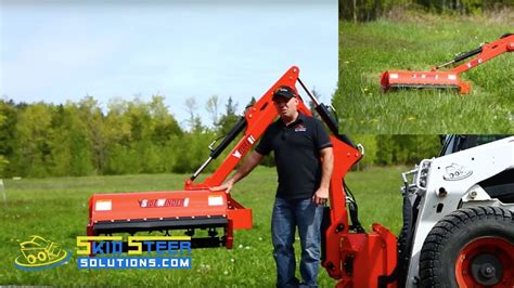 how to build a skid steer mower|skid steer boom mower attachment.